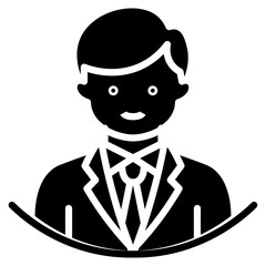 Marketing Specialist icon vector image. Can be used for Women.