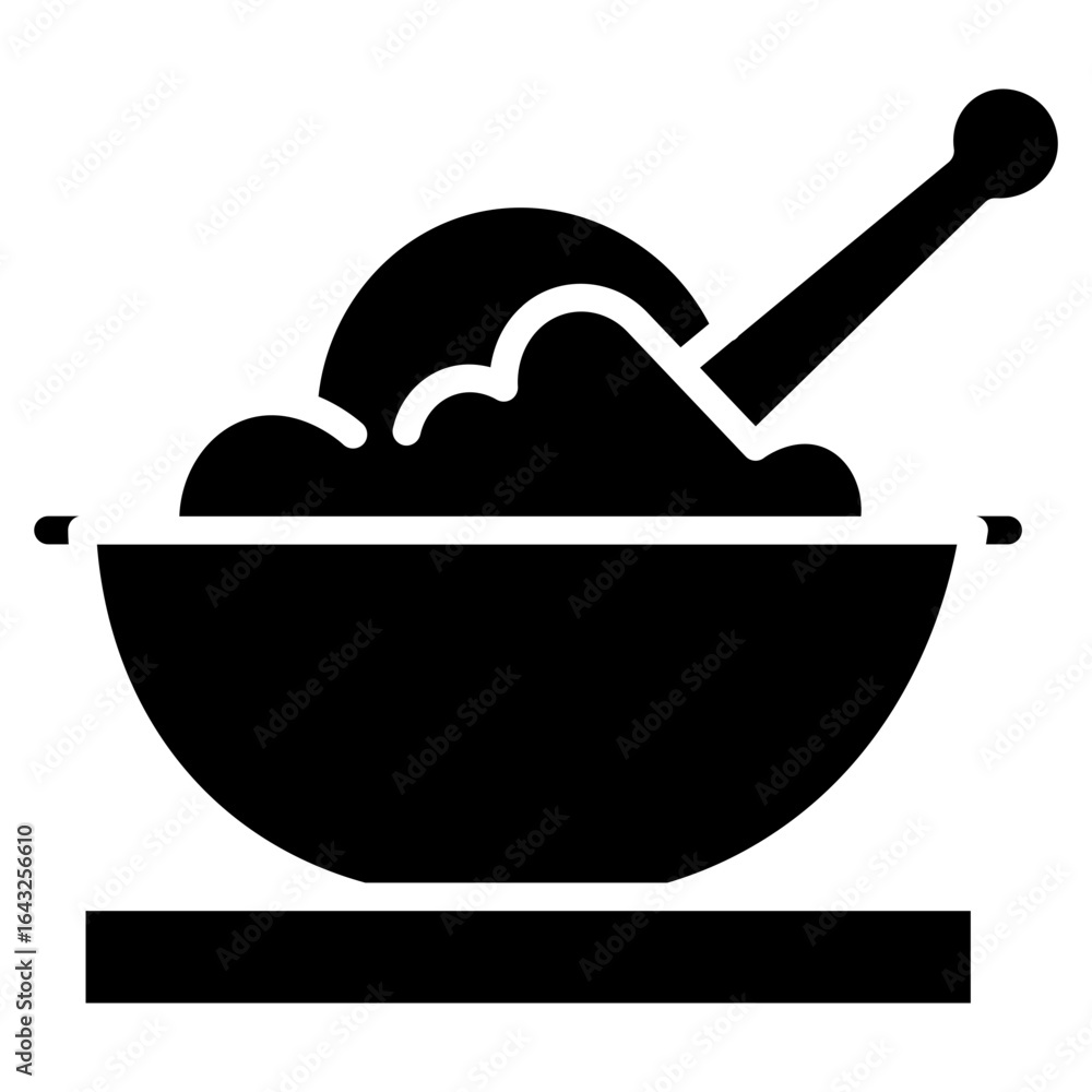 Poster baking icon vector image. can be used for cleaning and dusting.