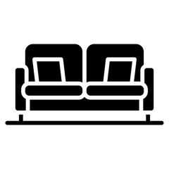 Cleaning Living Room icon vector image. Can be used for Cleaning and Dusting.
