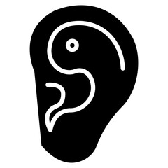 Inner Ear icon vector image. Can be used for Human Anatomy.