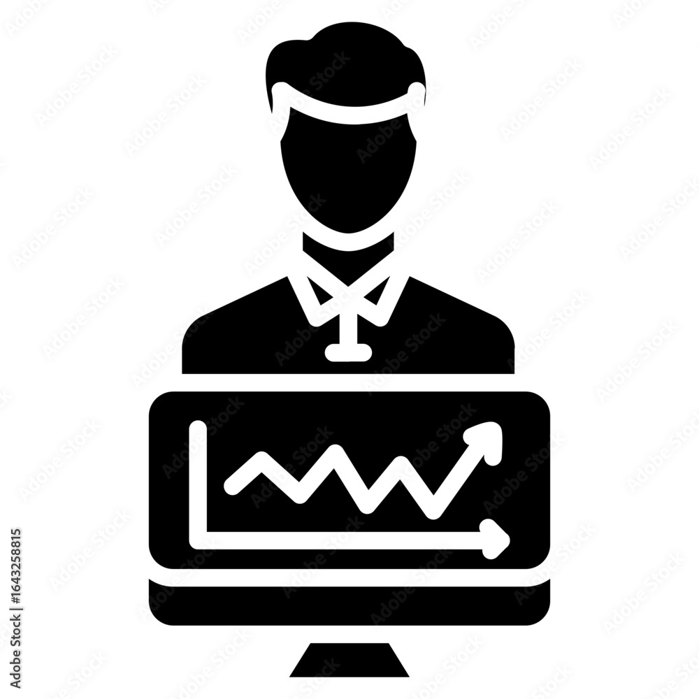 Aufkleber statistical process control icon vector image. can be used for quality assurance.