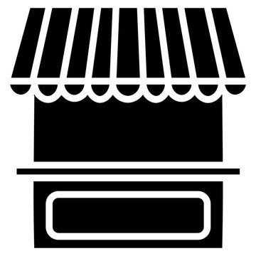 Concession Stand icon vector image. Can be used for Amusement Park.
