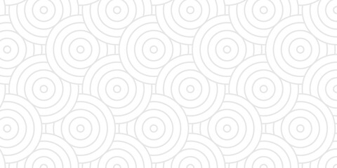 Minimal Overlapping Pattern creative fabric textile diamond geometric waves spiral abstract circle wave line. white and gray seamless tile stripe geometric create retro line pattern background.	
