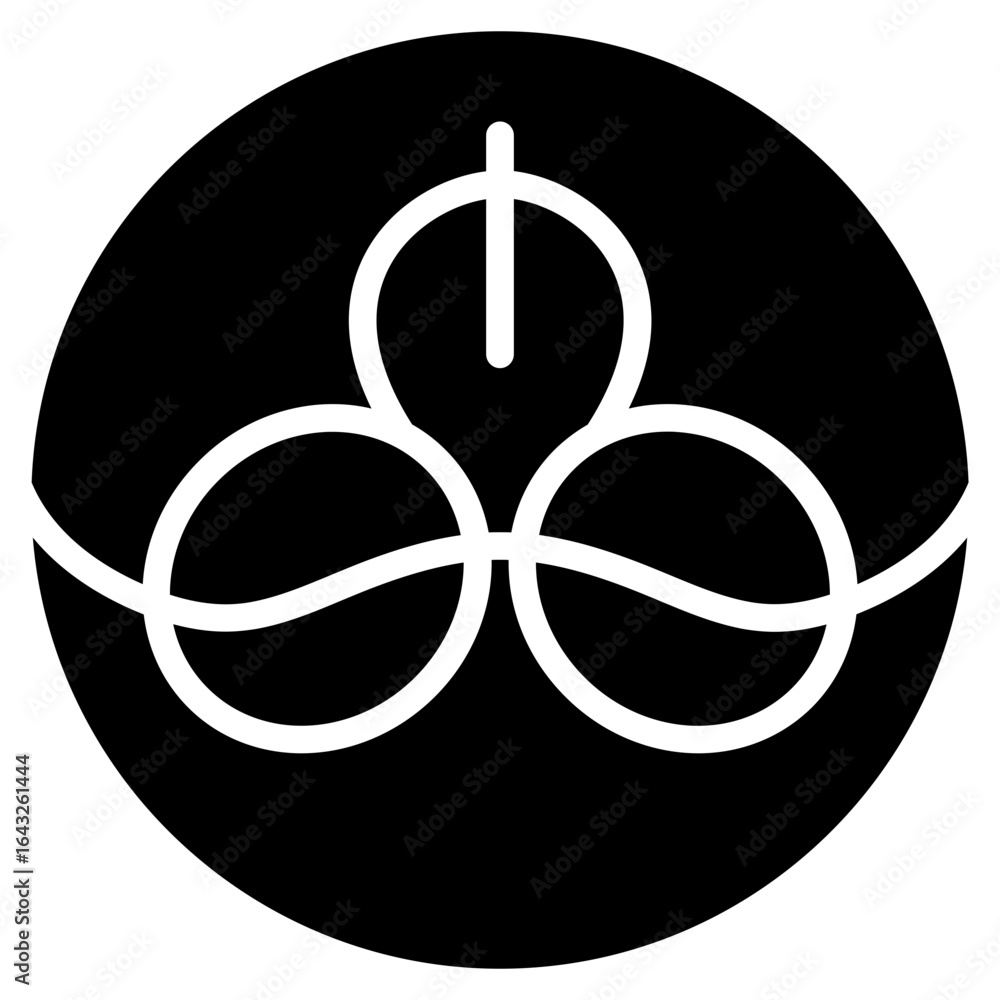 Poster harmonization icon vector image. can be used for business analytics.
