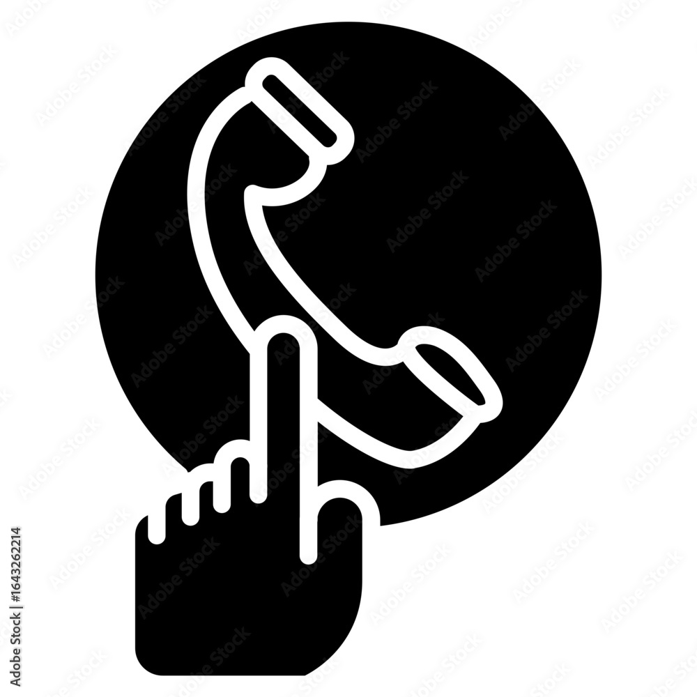 Aufkleber call us icon vector image. can be used for contact us.