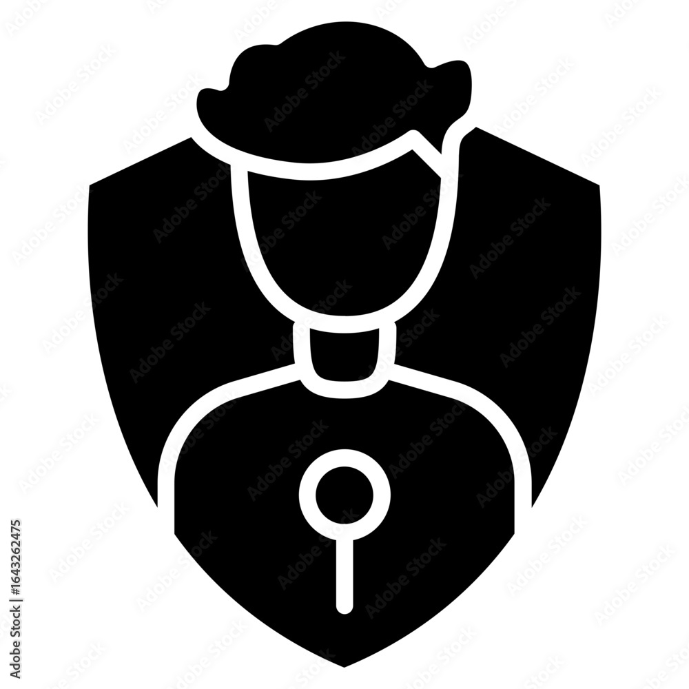 Poster risk monitoring icon vector image. can be used for risk management.