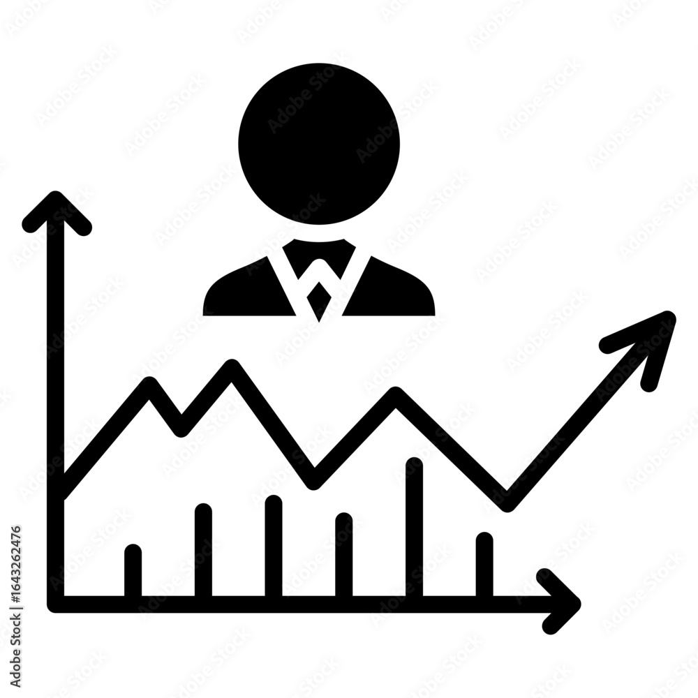 Poster risk analysis icon vector image. can be used for risk management.