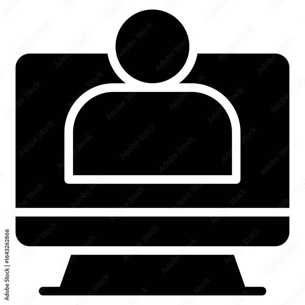 Aufkleber threat detection icon vector image. can be used for risk management.