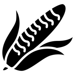 Corn on the Cob icon vector image. Can be used for Festa Junina.