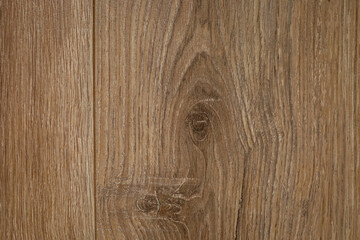 Natural wood surface with warm brown tones and clear grain, ideal for backgrounds, flooring, or...