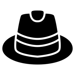 Carioca Hat icon vector image. Can be used for Festa Junina.