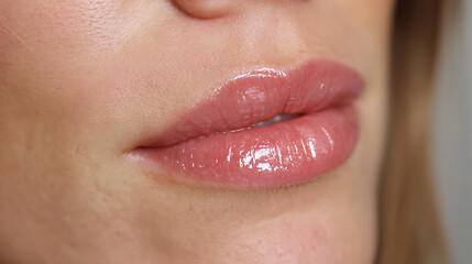 Fototapeta premium Comfort Zone Lipgloss for Lips, Perfect for Enhancing Natural Beauty and Comfort