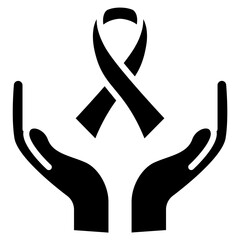 Naklejka premium Cancer-Free icon vector image. Can be used for Chemotherapy.