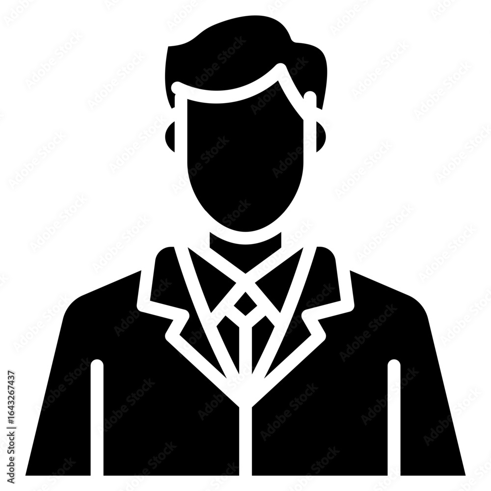 Aufkleber lab technician icon vector image. can be used for lab.