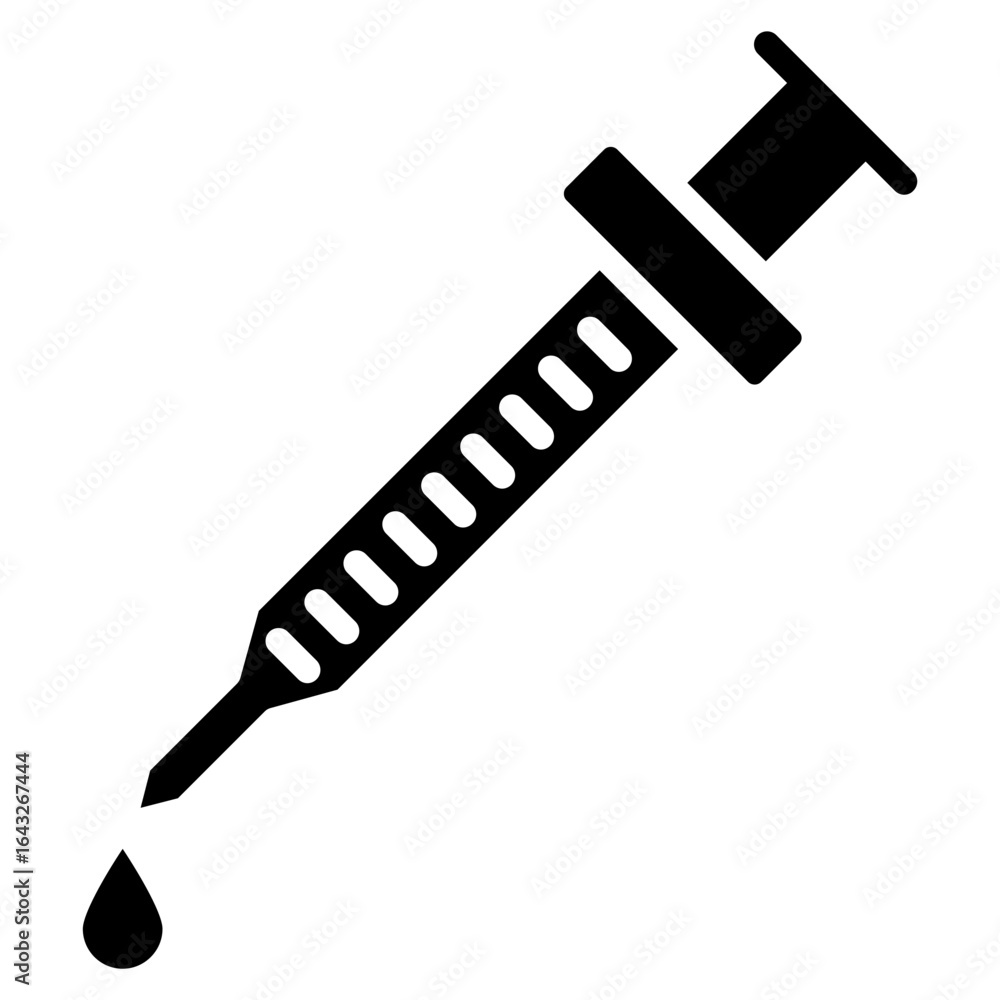 Poster pipette icon vector image. can be used for lab.