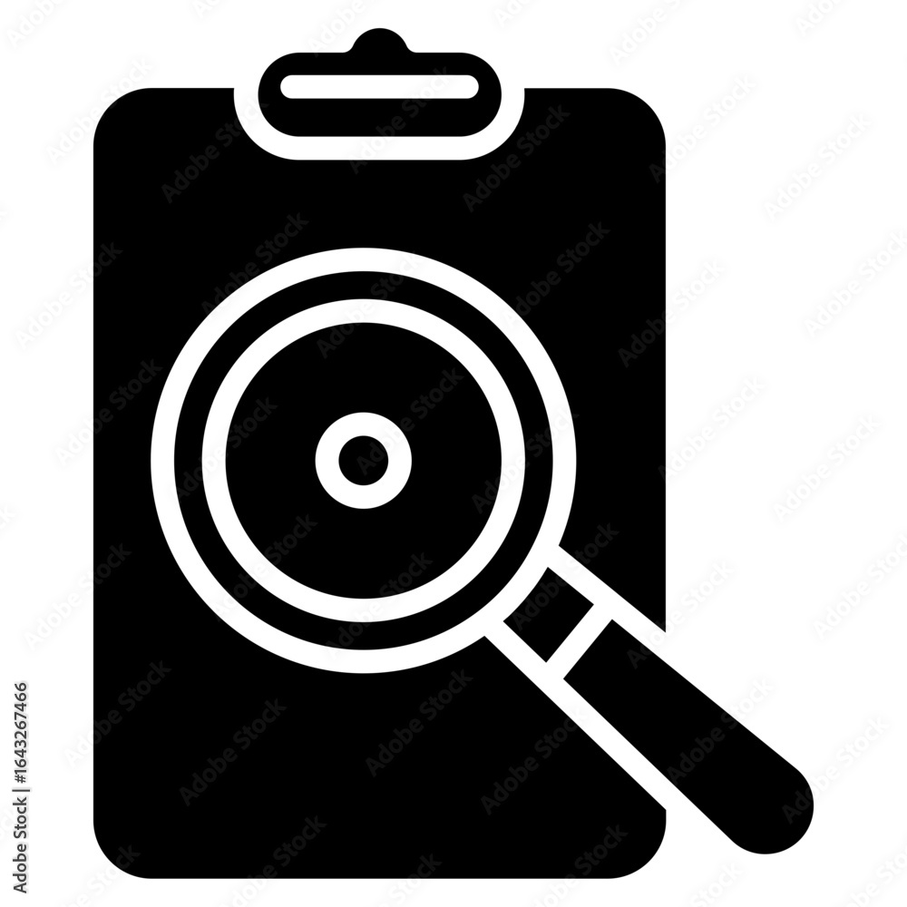 Poster analyze icon vector image. can be used for lab.