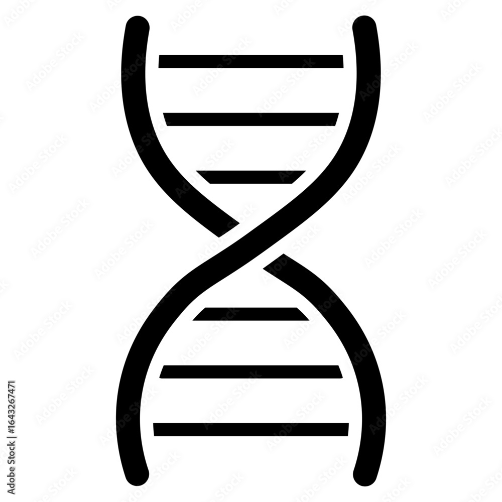 Poster dna icon vector image. can be used for lab.