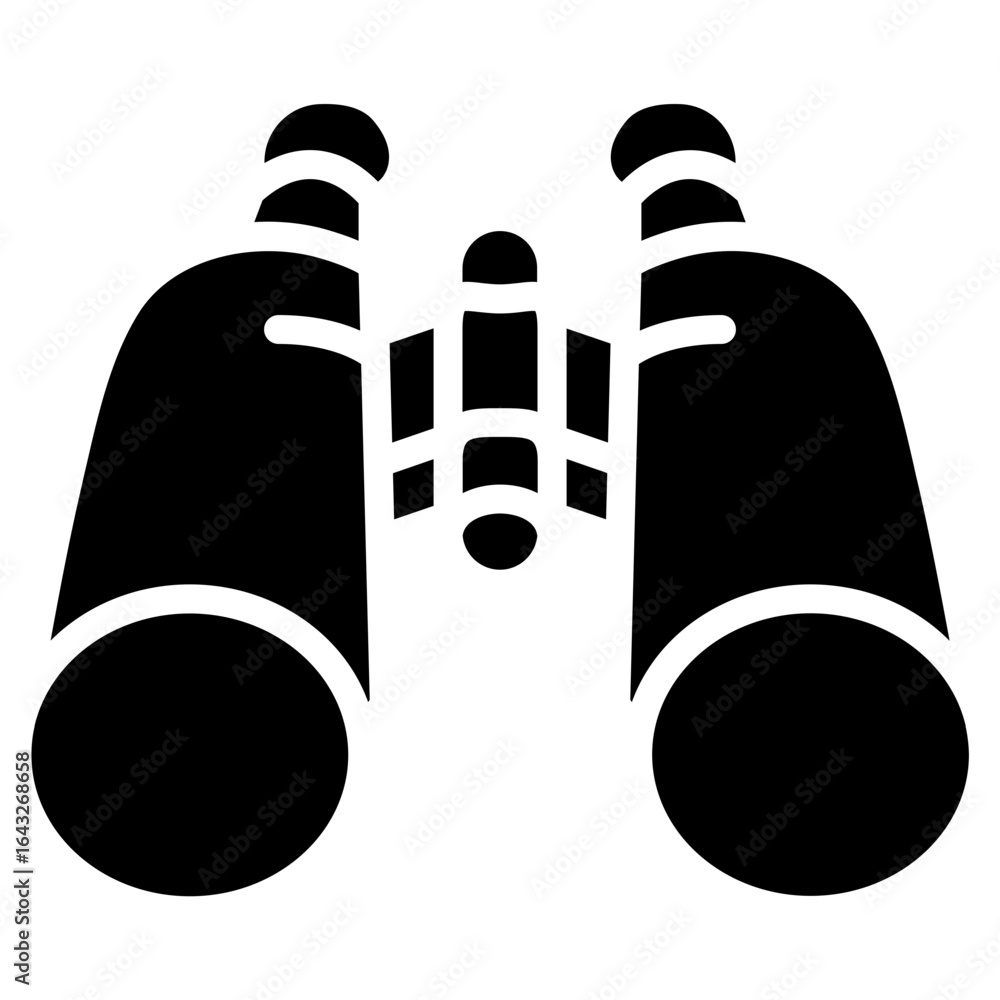 Poster binoculars icon vector image. can be used for ocean.