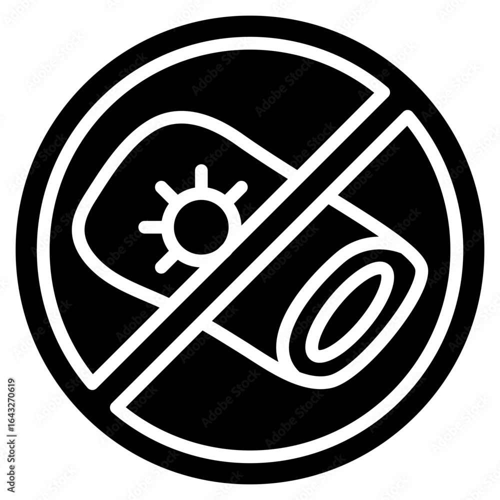 Poster antibacterial fabric icon vector image. can be used for fabric features.