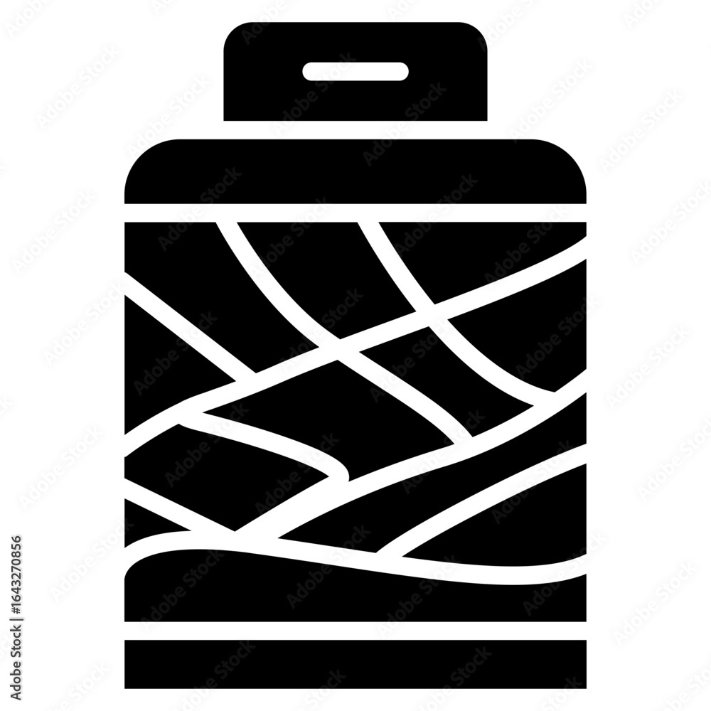 Poster decorative textile icon vector image. can be used for fabric features.