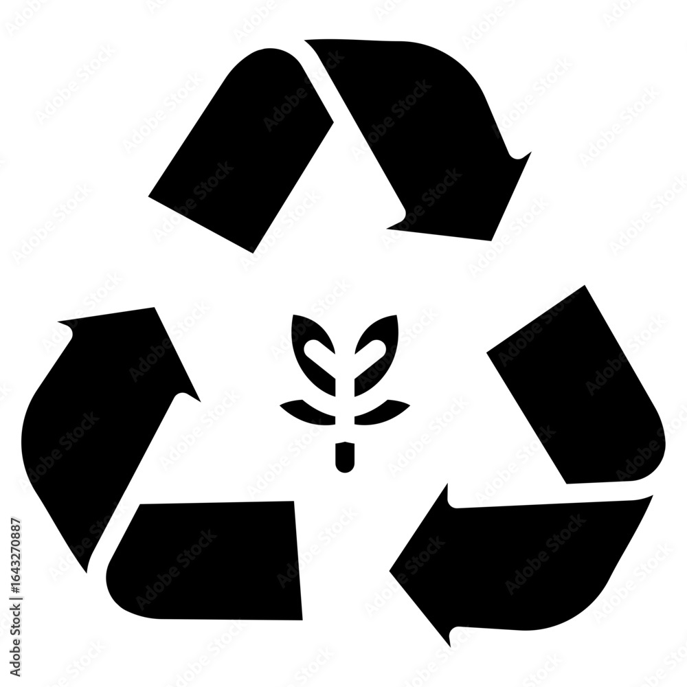 Aufkleber fabric recycle icon vector image. can be used for fabric features.