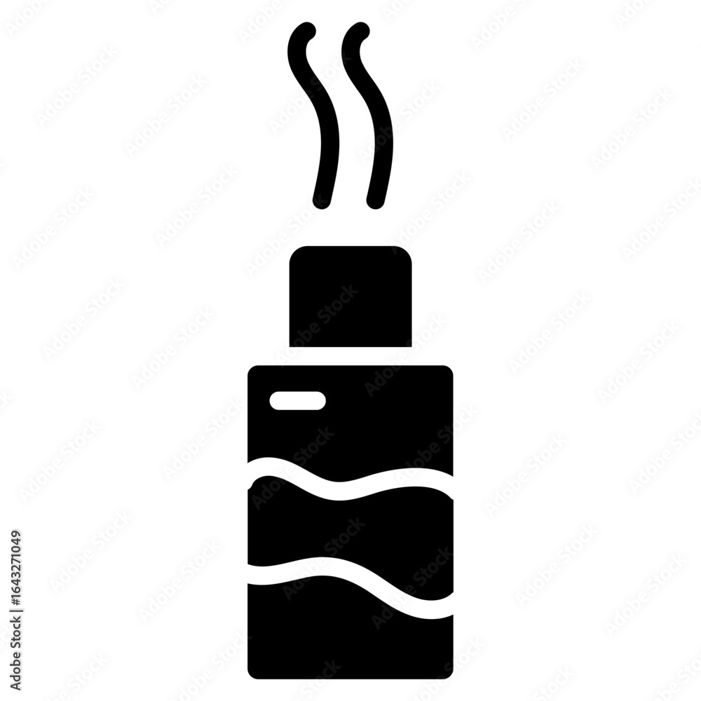 Poster odor icon vector image. can be used for fabric features.