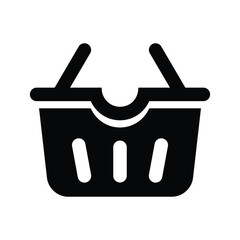  shopping basket glyph icon illustration vector graphic.eps