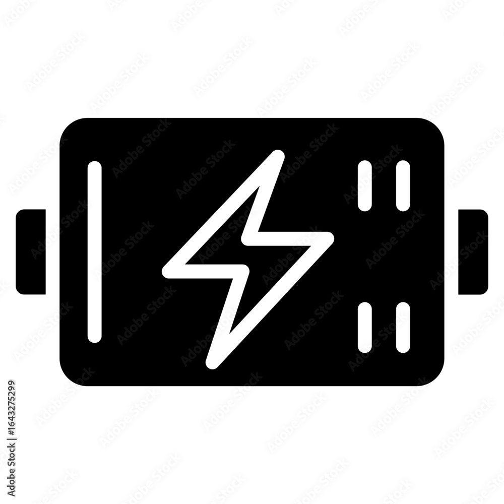 Aufkleber battery unknown icon vector image. can be used for battery and power.