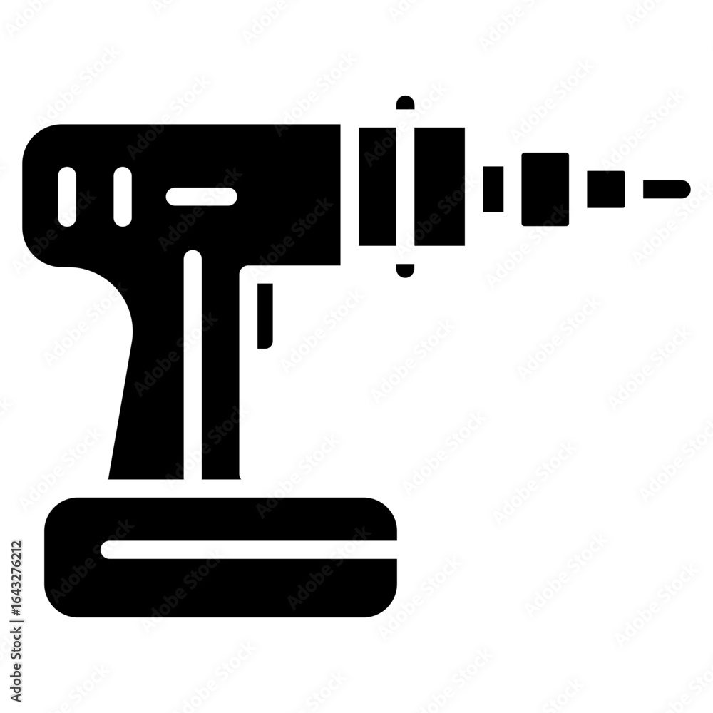 Poster drill icon vector image. can be used for shoemaker.