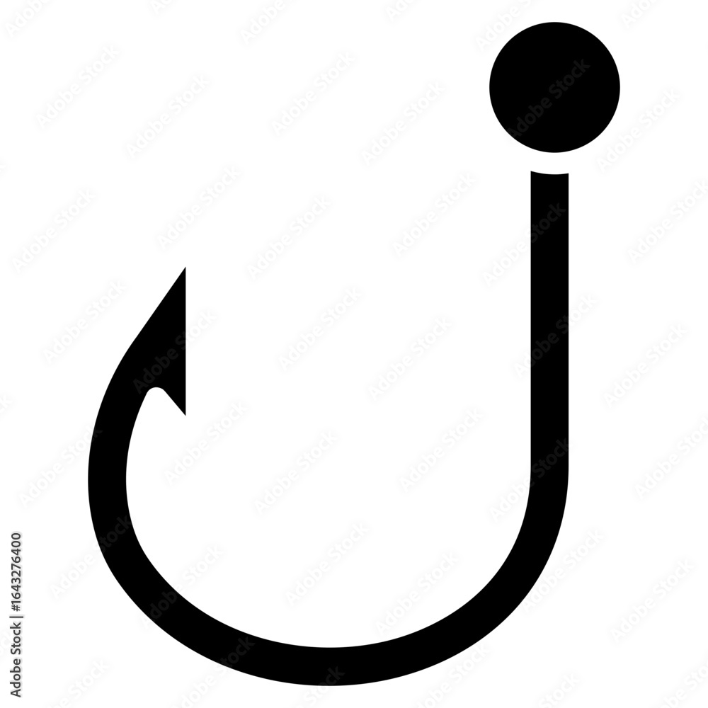 Poster hook icon vector image. can be used for shoemaker.