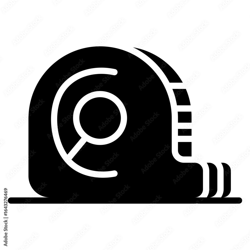 Poster measuring tape icon vector image. can be used for shoemaker.