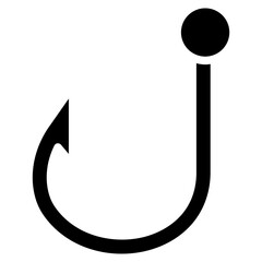 Hook icon vector image. Can be used for Shoemaker.