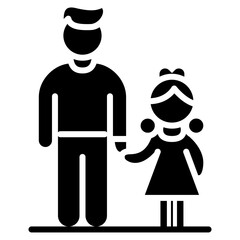 Parents icon vector image. Can be used for Baby Shower.