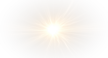 Magical sparkle beam in winter holiday setting