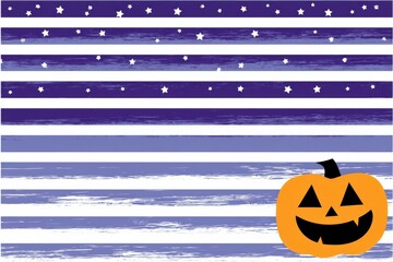 halloween Minimal concept of Purple gradient sky with constellation lines forming a pumpkin, minimal stars, elegant thin strokes, refined negative space, sophisticated halloween background for tech