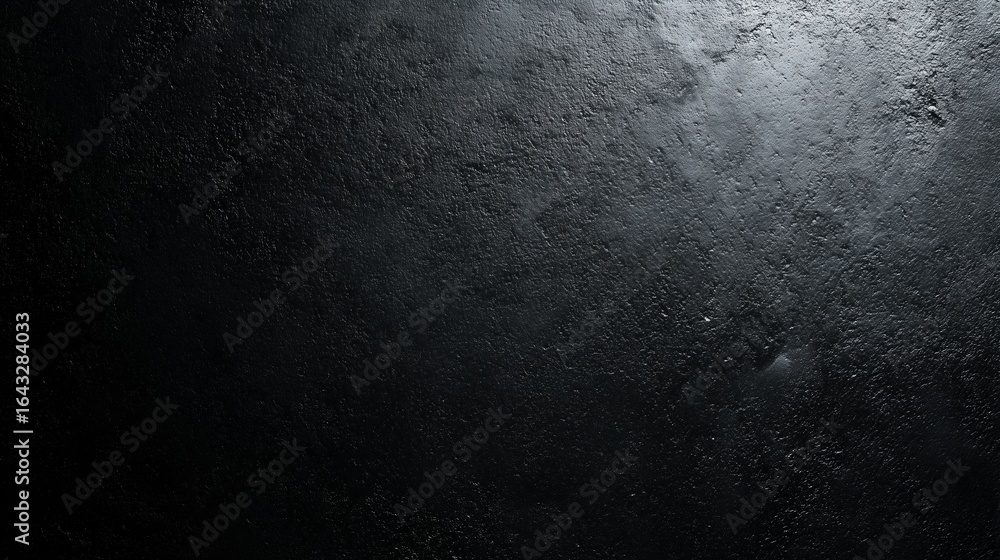 Poster dark textured surface illuminated by soft light highlights subtle details and depth in the material