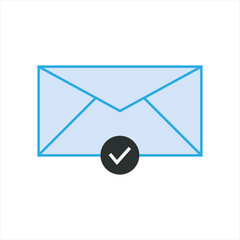 Accepted Mail Vector Icon