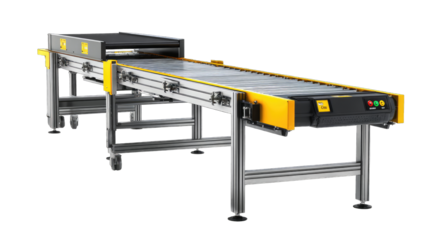 Industrial conveyor belt system (1)
