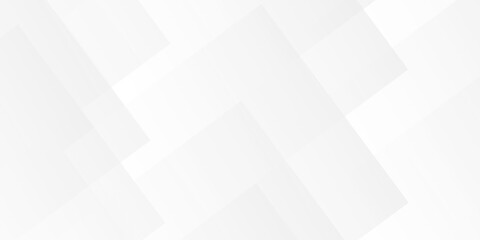 White and gray overlap triangle geometric technology pattern. minimal rectangle randomly arranged white lines transparent background layers overlapping presentation design.	
