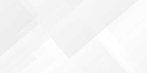 White and gray overlap triangle geometric technology pattern. minimal rectangle randomly arranged white lines transparent web square background layers. overlapping presentation design.	
