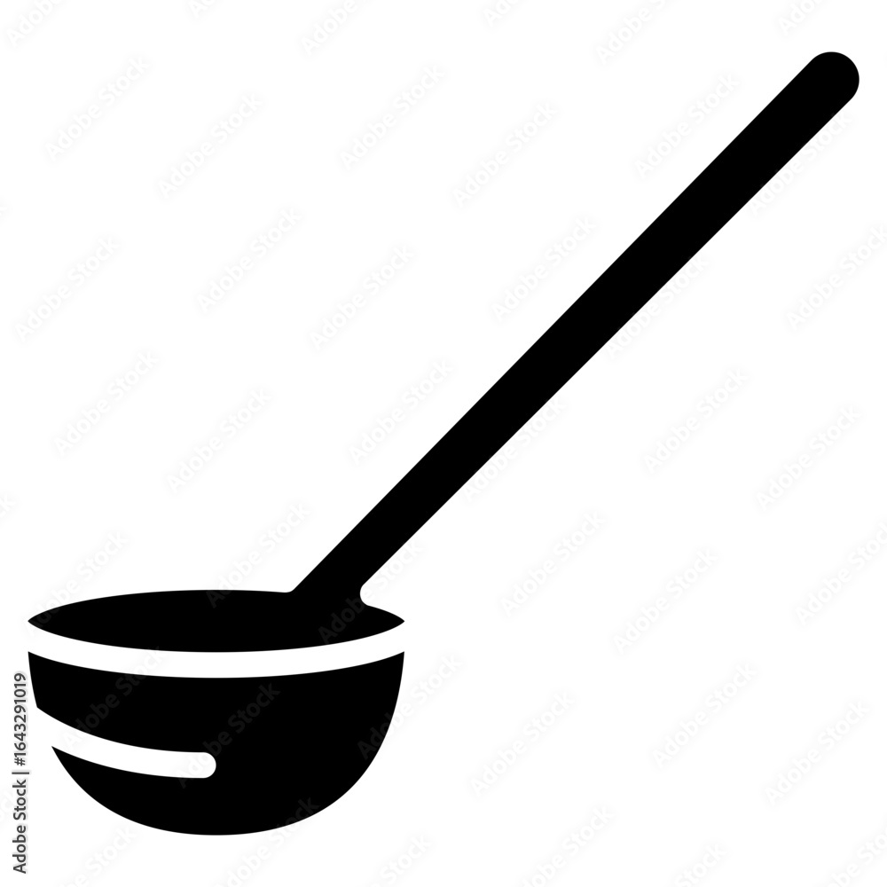 Aufkleber ladle icon vector image. can be used for mettalurgy.