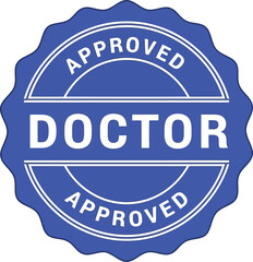Doctor approved stamp