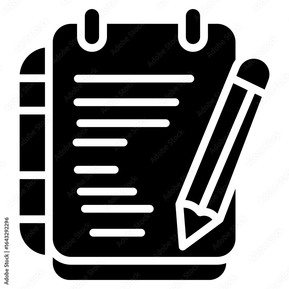 Poster notes icon vector image. can be used for trading.