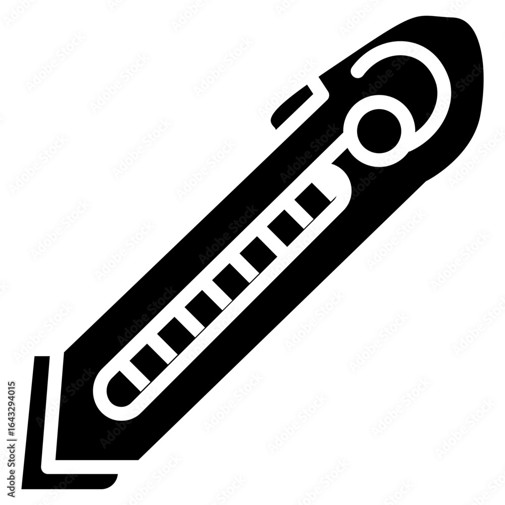 Poster cutting tool icon vector image. can be used for construction tools.