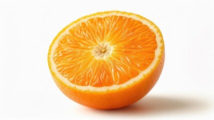 Orange slice close-up