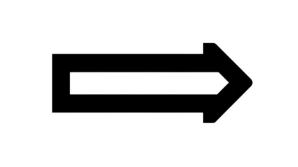 Navigation arrow with path line underneath, black silhouette icon,