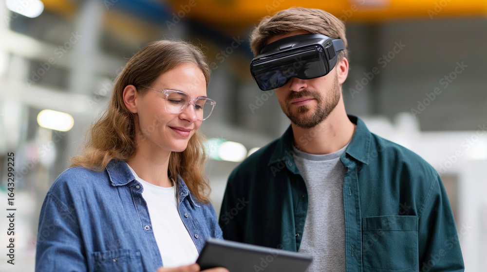 Poster optimizing smart factory layouts with virtual reality technology