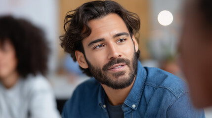 Diverse Business Team Collaborates on Marketing Strategy Meeting