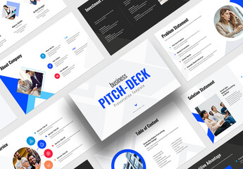 Pitch Deck Presentaion Layout