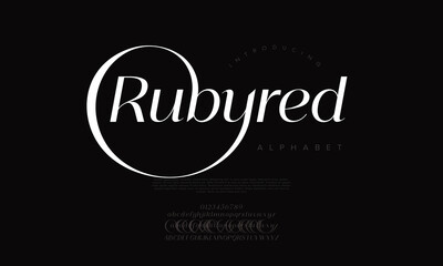 Elegant modern display font with smooth curves, perfect for logos, luxury branding, and editorial titles